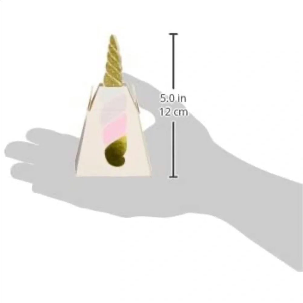 Kate Aspen Unicorn Party Favor Box 12 Rainbow